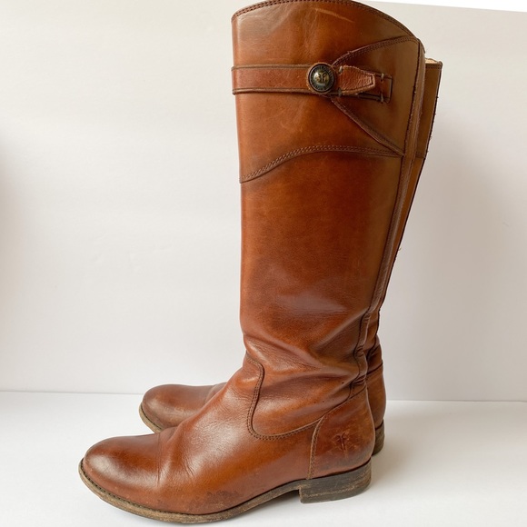 Frye Melissa Button Riding Boot - Picture 4 of 13